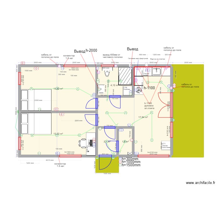 Ольга Бахтеево эл1. Plan de 0 pièce et 0 m2