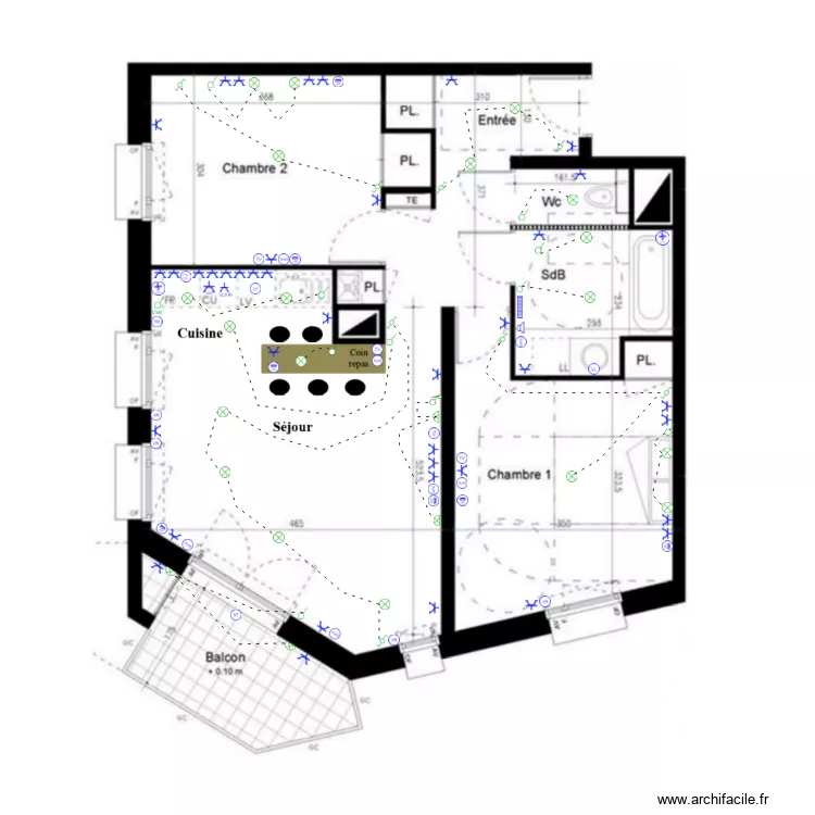 PAVILLON VADEPIED. Plan de 