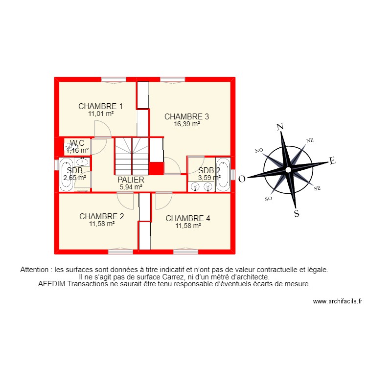 BI 14461 - . Plan de 28 pièces et 300 m2