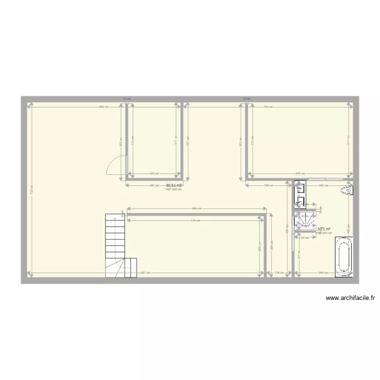 valdieu etage. Plan de 