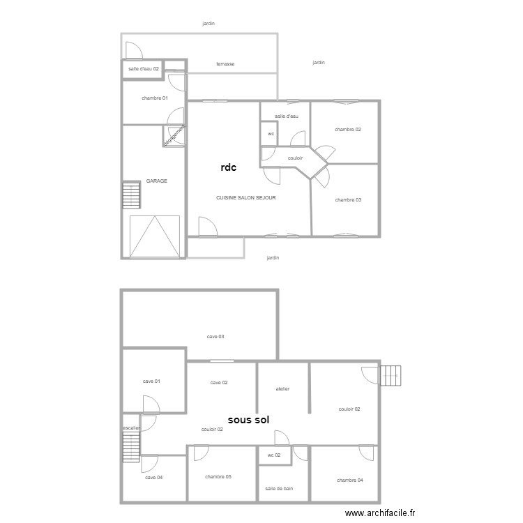 gaillard. Plan de 0 pièce et 0 m2