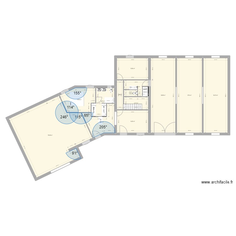 Vougy existant. Plan de 0 pièce et 0 m2