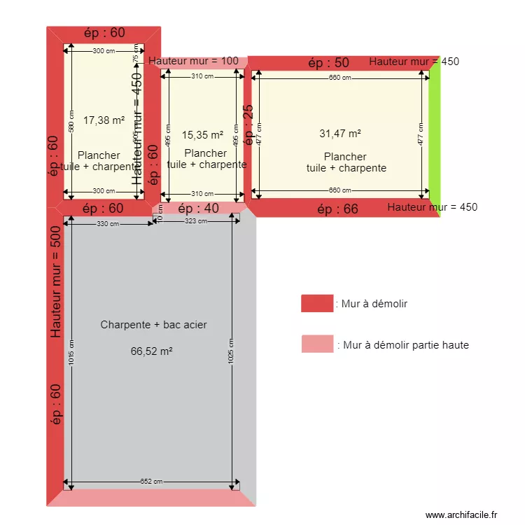 DESMOULINS - Chouilly. Plan de 