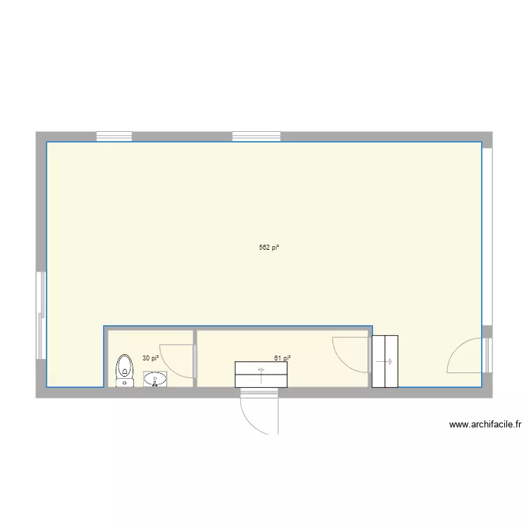 Plan Garage 8. Plan de 