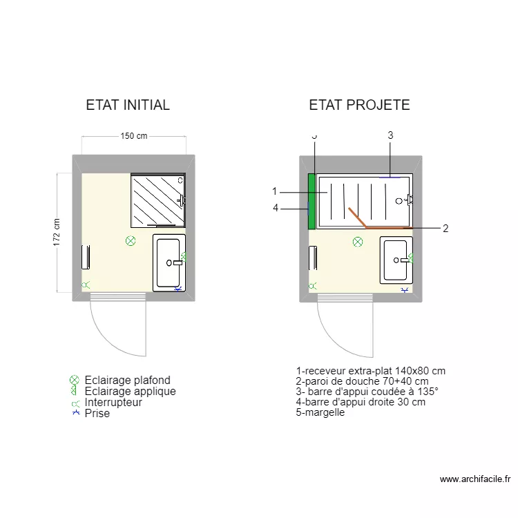 APA BRIQUET. Plan de 