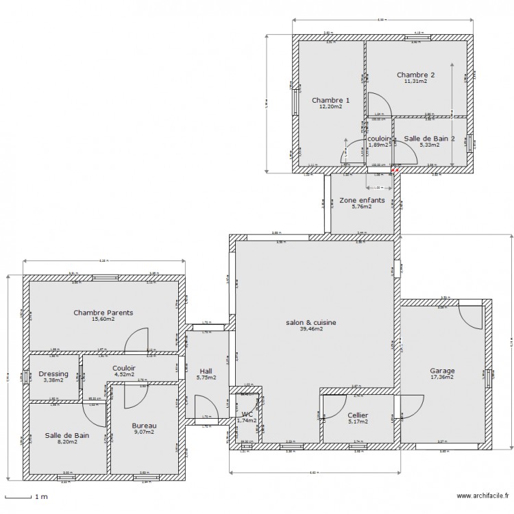 Maison-Logis. Plan de 0 pièce et 0 m2