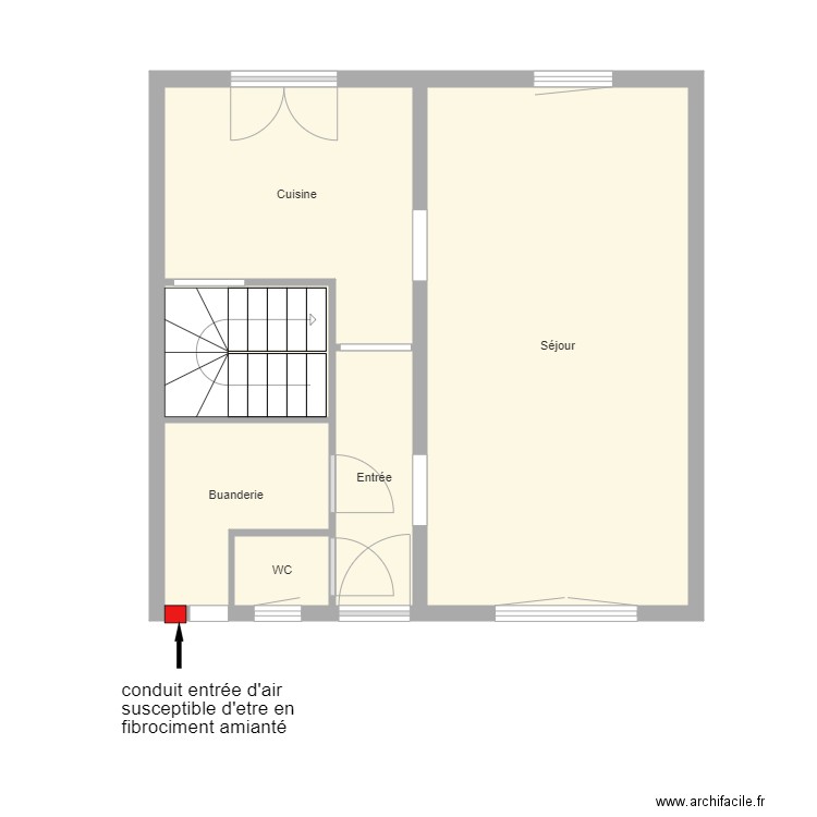 veron2 rdc. Plan de 0 pièce et 0 m2