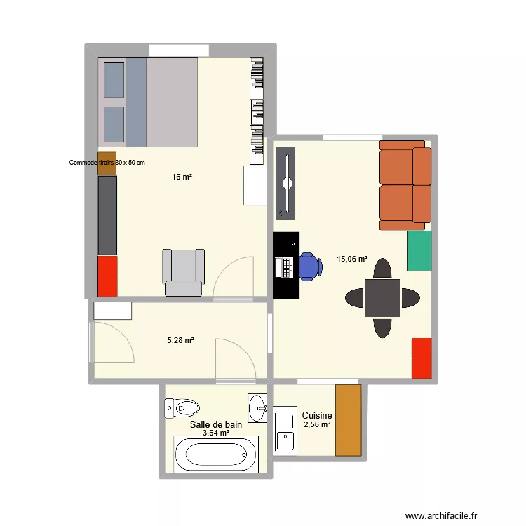 Montfalcon. Plan de Montfalcon. Plan de
