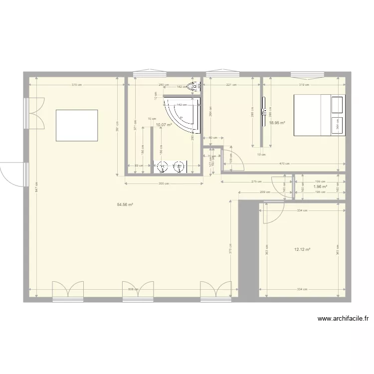 maison azoug garen. Plan de 