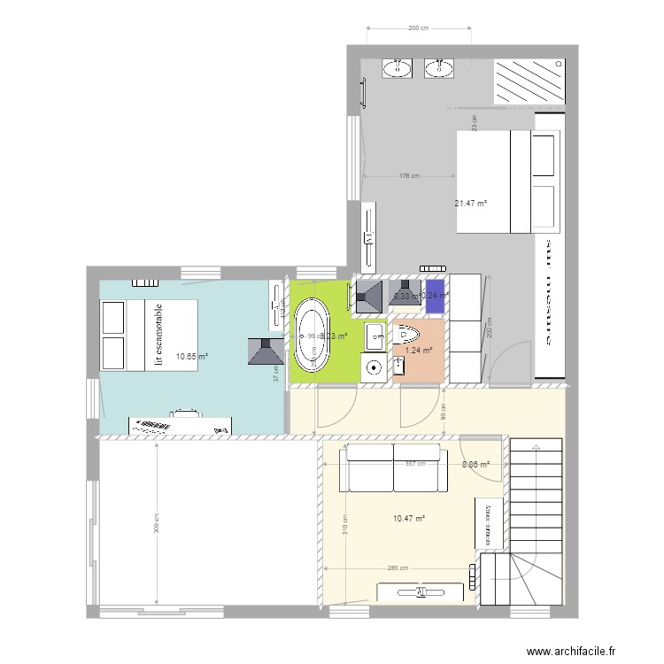 appartement A95. Plan de 0 pièce et 0 m2