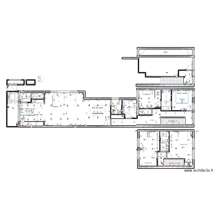 Plan Elec 3. Plan de 0 pièce et 0 m2