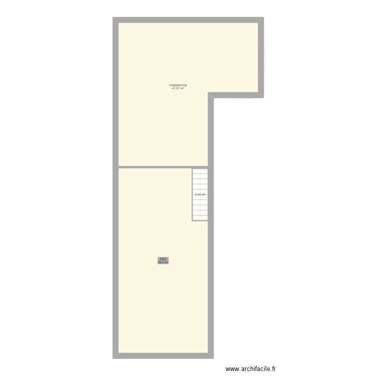 Agrandissement. Plan de 7 pièces et 167 m2