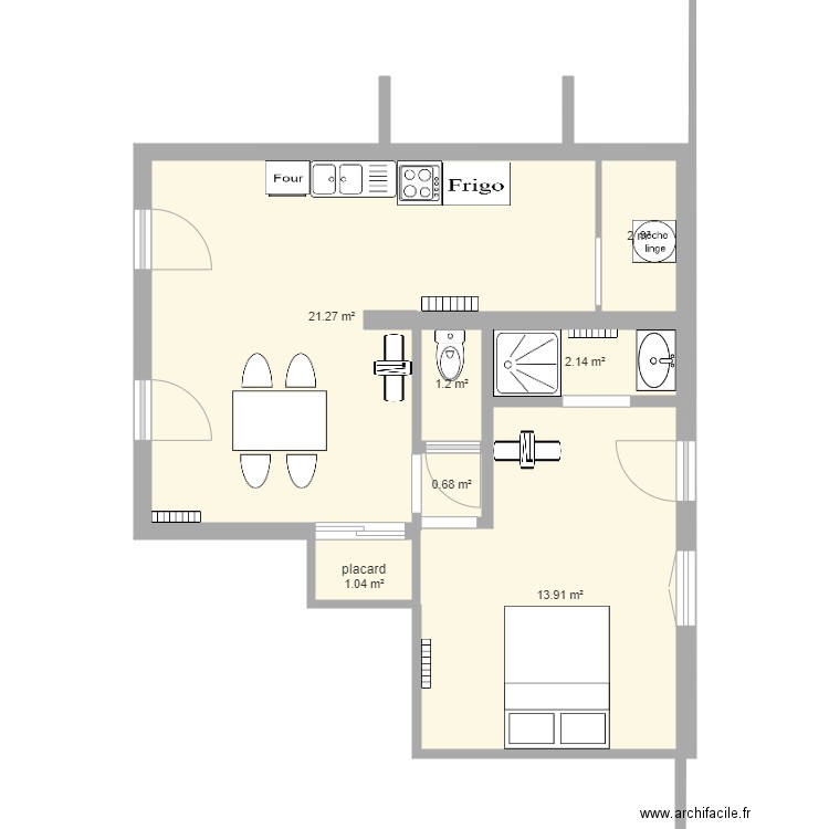 salignac 2a. Plan de 0 pièce et 0 m2