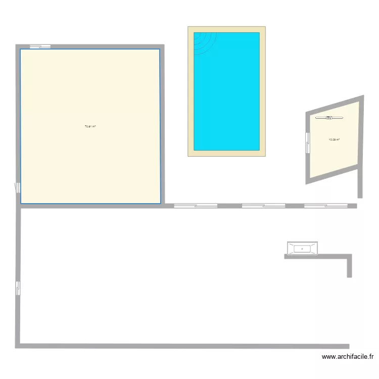 maison. Plan de maison. Plan de