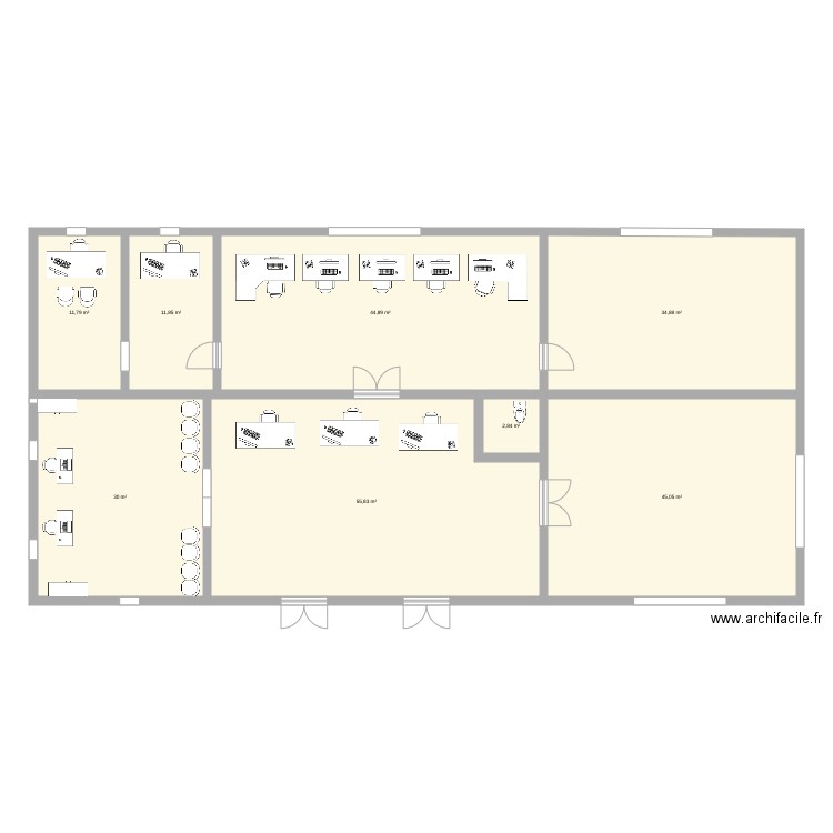 Office de tourisme . Plan de 8 pièces et 237 m2