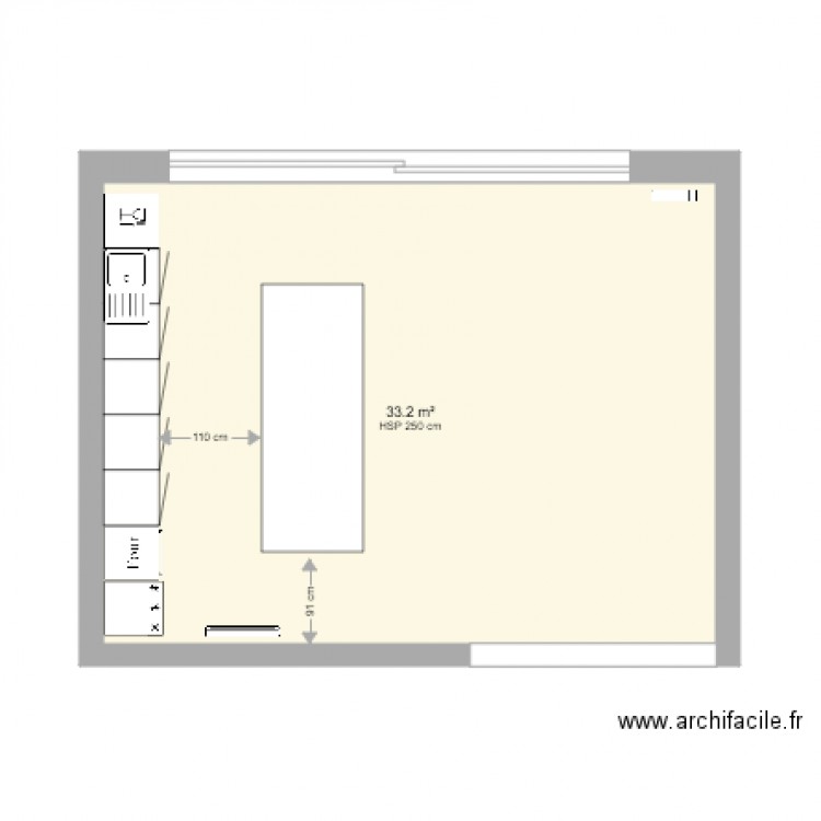 Plan Cuisine . Plan de 0 pièce et 0 m2