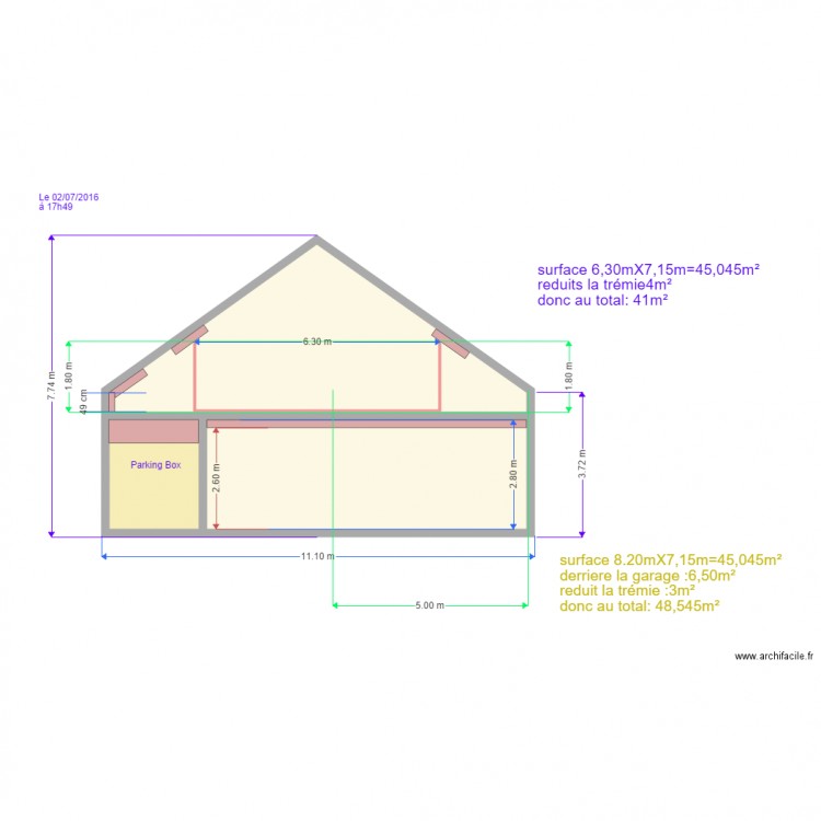 projet le 02 juin 2016 à 17h49. Plan de 0 pièce et 0 m2