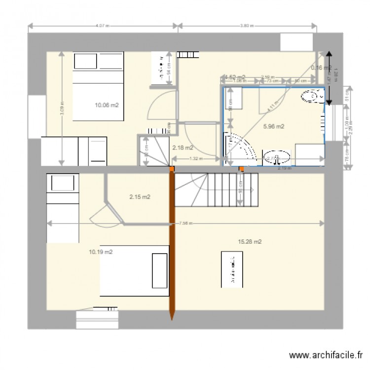 grange V38 du 13 mars. Plan de 0 pièce et 0 m2