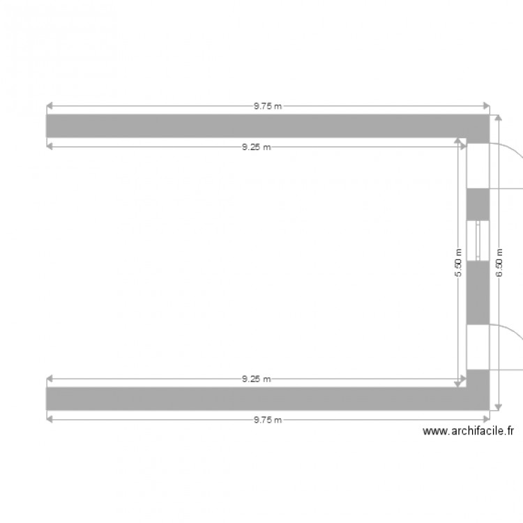 Plan électrique de la maison. Plan de 0 pièce et 0 m2