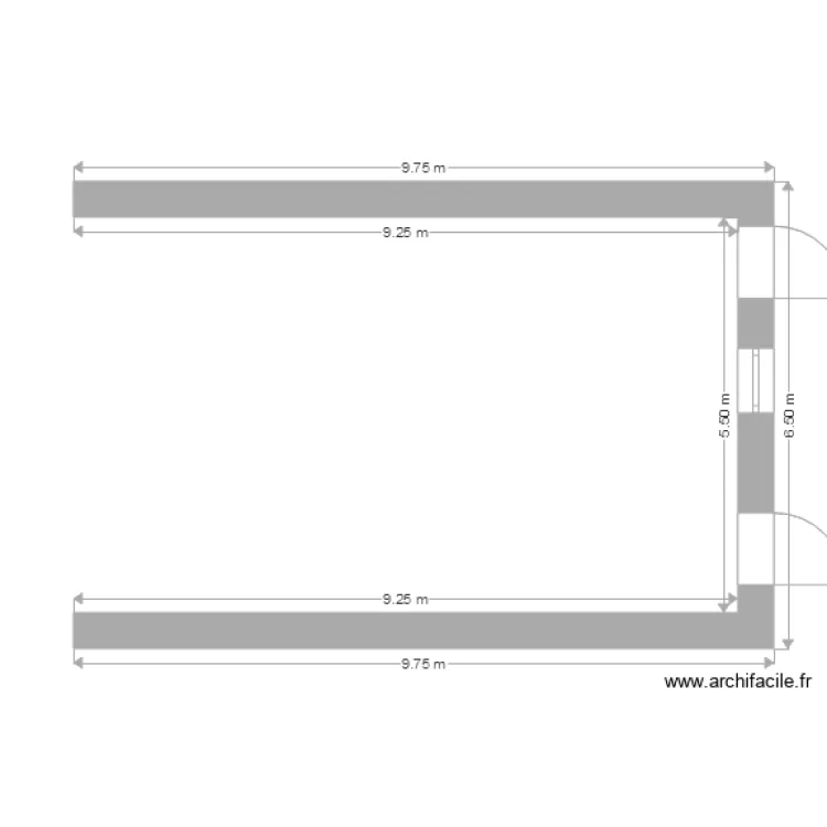 Plan &eacute;lectrique de la maison. Plan de 