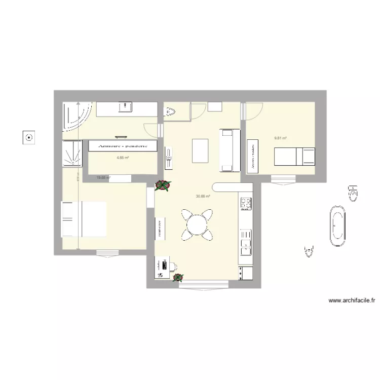 FANNY der. Plan de 
