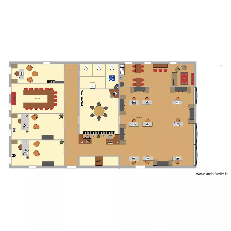 N&eacute;go Antior . Plan de 