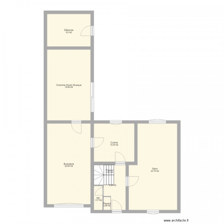 Agrandissement Maison. Plan de 0 pièce et 0 m2