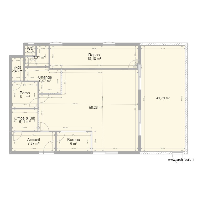 SANARY Projet PMI V ArL 310522. Plan de 11 pièces et 156 m2