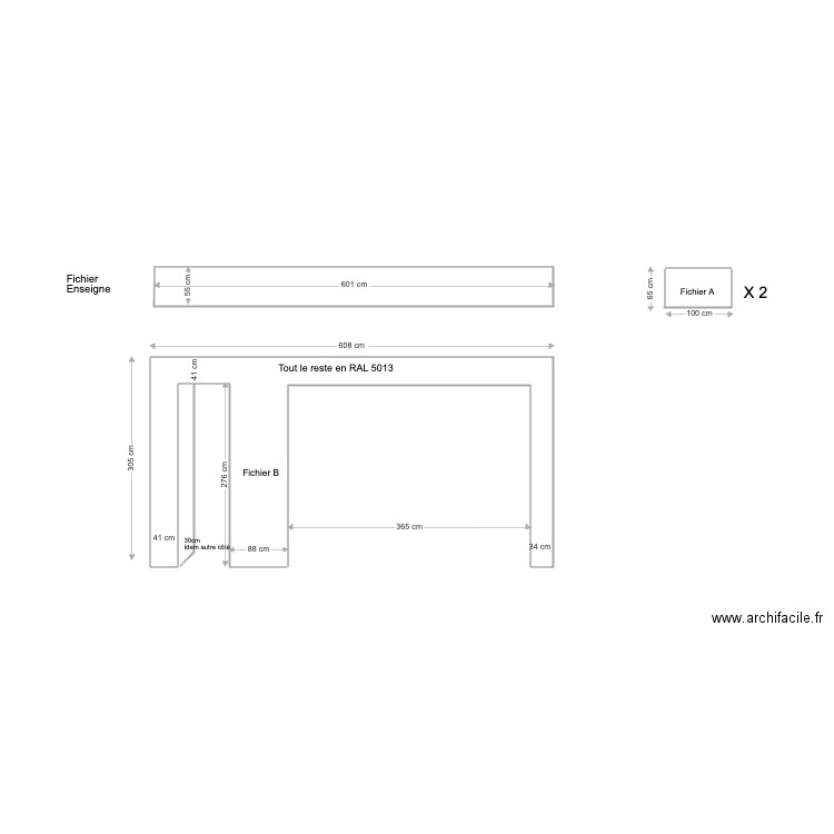 Angouleme devanture. Plan de 0 pièce et 0 m2