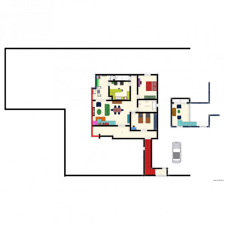 reer. Plan de 0 pièce et 0 m2