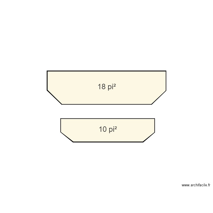 Balcon arrière traverses. Plan de 0 pièce et 0 m2
