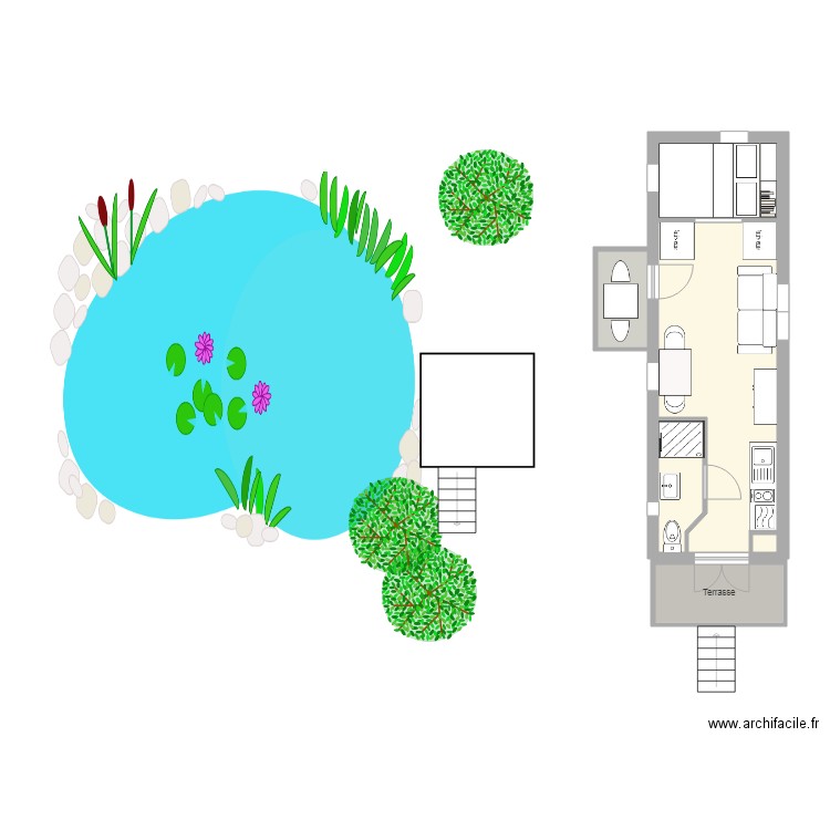 roulotte 2. Plan de 0 pièce et 0 m2