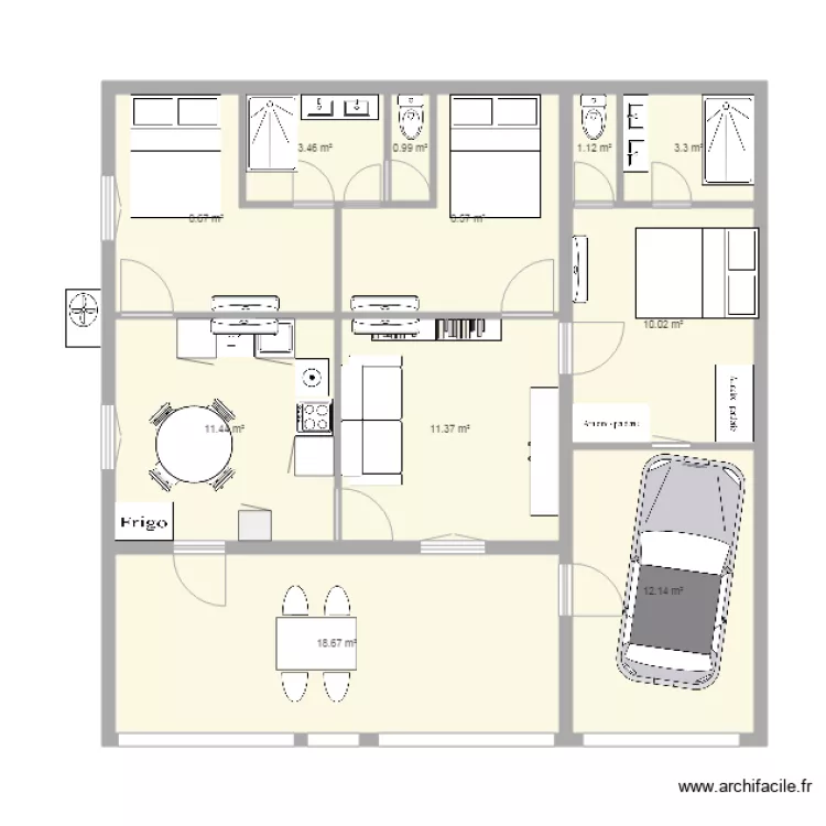 Valras. Plan de Valras. Plan de