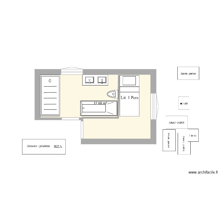 Salle de bain 4. Plan de 0 pièce et 0 m2