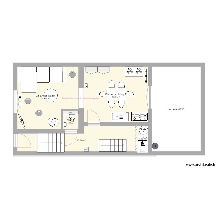 Couronne. Plan de 0 pièce et 0 m2