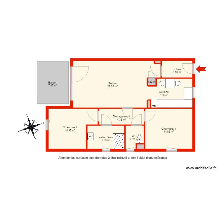 BI 5388 non c&ocirc;t&eacute;. Plan de 