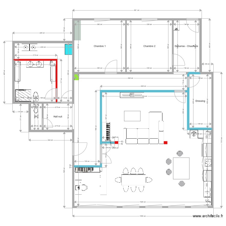 Appart Dison Amenagement 3bis. Plan de 0 pièce et 0 m2