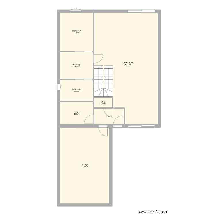 Anaïs 1.1. Plan de 22 pièces et 207 m2