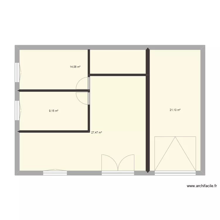 8 petit pr&eacute;s. Plan de 