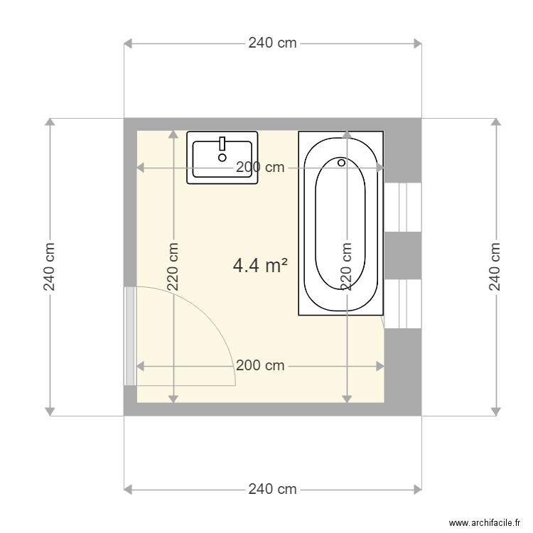 agostini noel avant travaux. Plan de 0 pièce et 0 m2