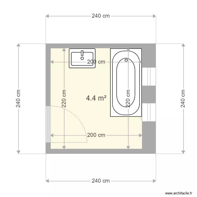 agostini noel avant travaux. Plan de 