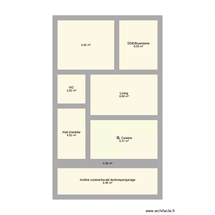 ma casa. Plan de 8 et 48 m² ma casa. Plan de 8 et 48 m²
