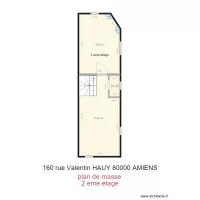 plan de masse 160 Valentin Hauy 80000 AMIENS 2eme &eacute;tage