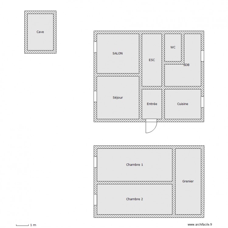 zennaro. Plan de 0 pièce et 0 m2