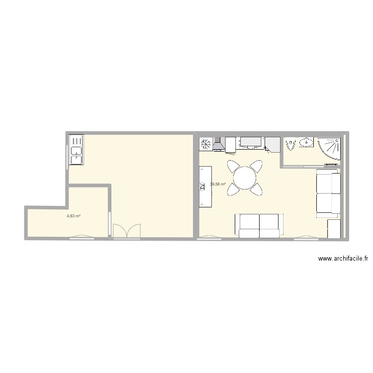 appart 2. Plan de 0 pièce et 0 m2