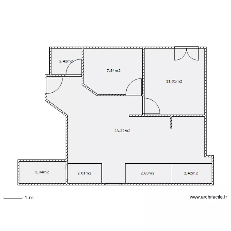 MISTRE BENFELD. Plan de 
