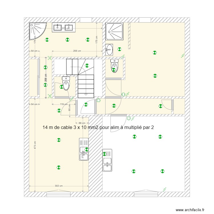 Christian RBNB cable . Plan de 7 pièces et 42 m2