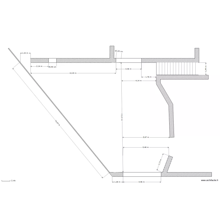 entree maison. Plan de 