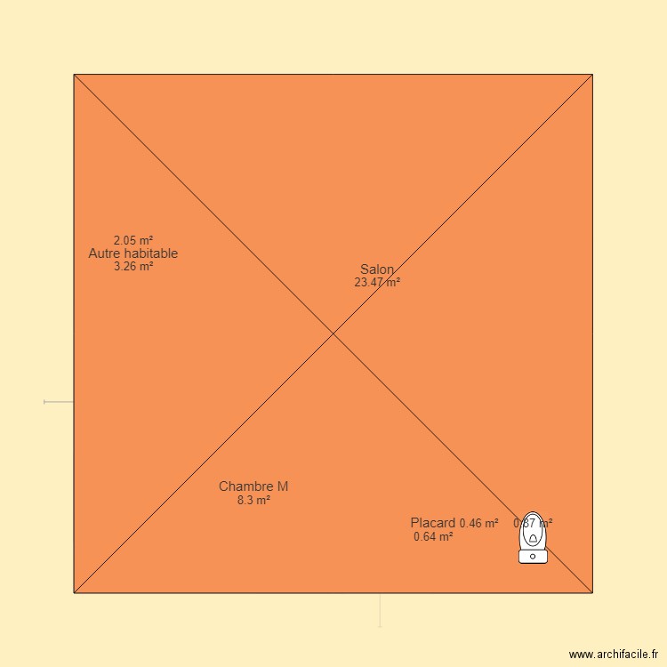 2 étages et 1 sous sol. Plan de 0 pièce et 0 m2