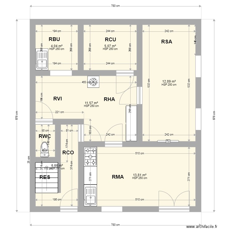 Base maison Omar. Plan de 0 pièce et 0 m2